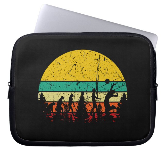 Volleyball - Volleyball-Evolution Laptopschutzhülle (Vorderseite)
