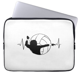 Volleyball - Volleyball Player Heartbeat Laptopschutzhülle