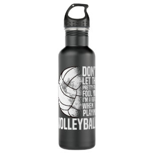 Volleyball Volleyball Spieler Girl Training Sport  Edelstahlflasche