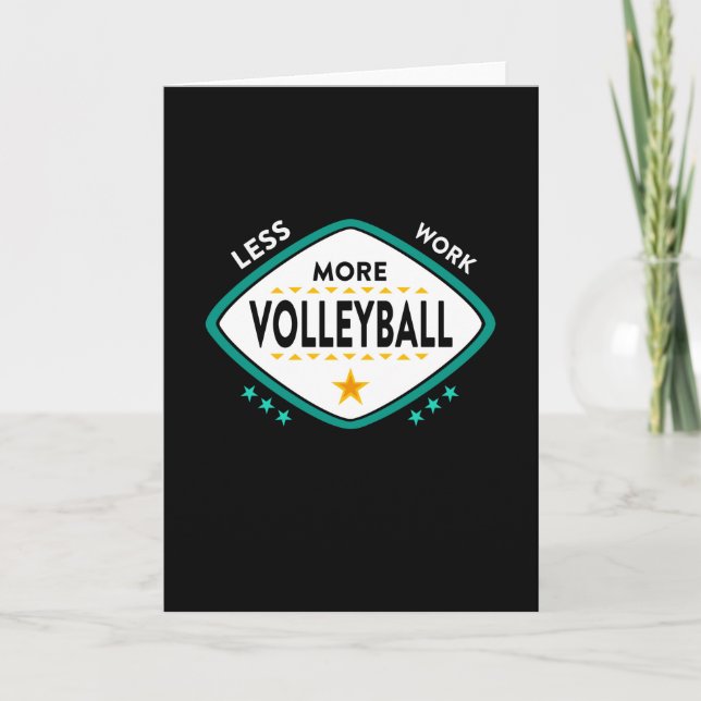 Volleyball Volleyball-Spieler Karte (Vorderseite)