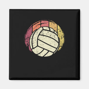 Volleyball Volleyball-Spieler Retro Magnet