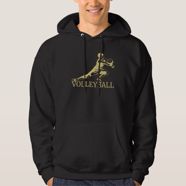 Volleyball Volleyball Spielergeschenk Hoodie (Vorderseite)