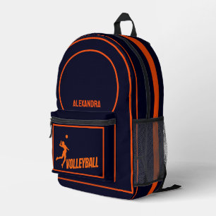 Volleyball, Volleyballspielerin, Mädchen, Geburtst Bedruckter Rucksack