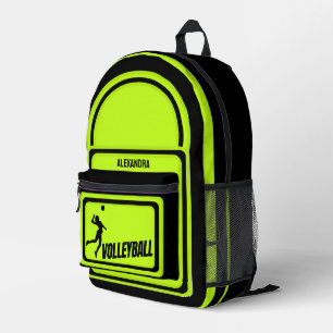 Volleyball, Volleyballspielerin, Mädchen, Geburtst Bedruckter Rucksack