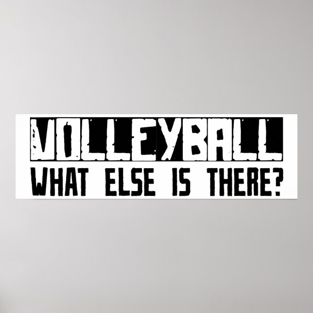 Volleyball Was gibt es sonst noch? Poster (Vorne)