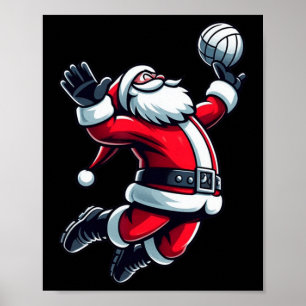 Volleyball Weihnachten Weihnachten Weihnachten Poster