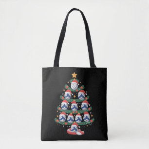 Volleyball-Weihnachtsbaum-Lichter Sportler Tasche