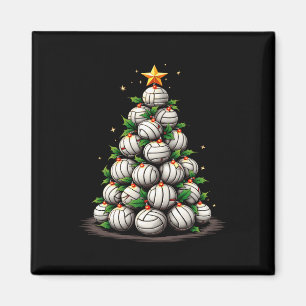 Volleyball Weihnachtsbaum Urlaub Magnet