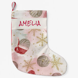 Volleyball Weihnachtsmann Mütze Name Weihnachten Kleiner Weihnachtsstrumpf