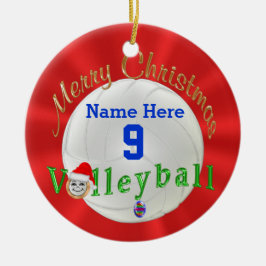 Volleyball Weihnachtsschmuck Personalisiert