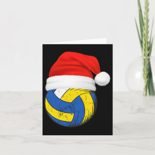 Volleyball Weihnachtsspieler Karte