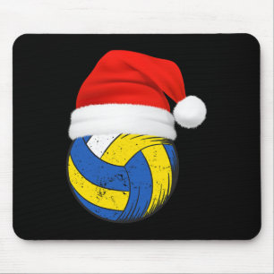 Volleyball Weihnachtsspieler Mousepad