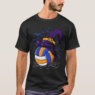 Volleyball Witz Hat Volleyballer Funny Halloween T-Shirt