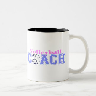 Volleyball-Zug (Version B) Zweifarbige Tasse