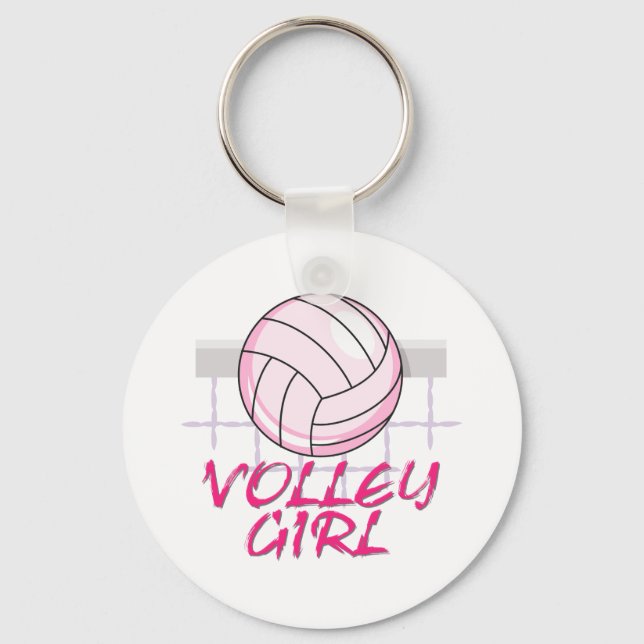 Volleyballdesign Schlüsselanhänger (Vorderseite)