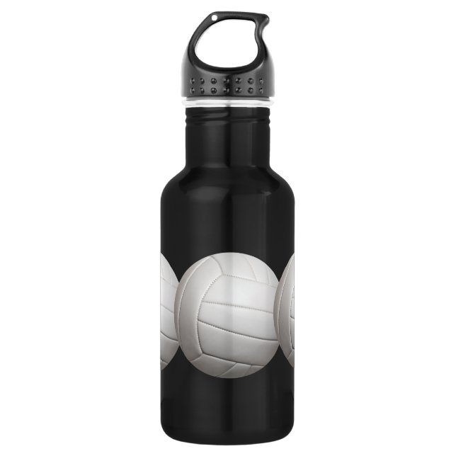 Volleyballgewohnheit Edelstahlflasche (Vorderseite)