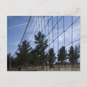 Volleyballnetz Postkarte