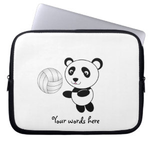 Volleyballpanda Laptopschutzhülle