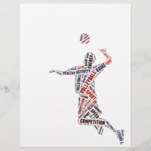 Volleyballspieler Flyer