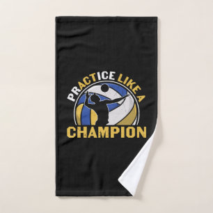 Volleyballspieler Trainiere wie ein Champion Handtuch