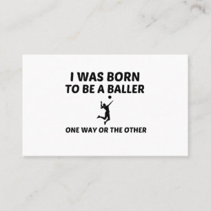 Volleyballspieler Visitenkarte