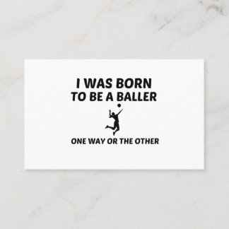 Volleyballspieler Visitenkarte