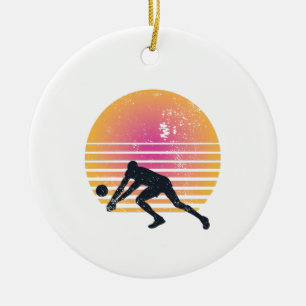 Volleyballspieler Volleyball Keramik Ornament