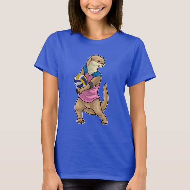 Volleyballspieler Volleyball T-Shirt (Vorderseite)