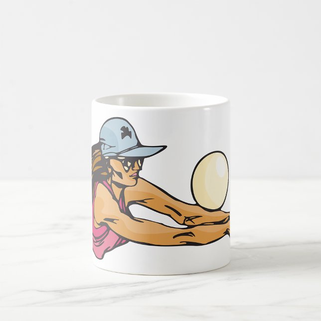 Volleyballspielerin Kaffeetasse (Von Creator hochgeladen)