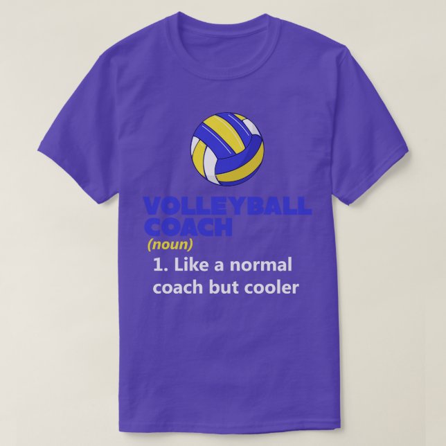 Volleyballtrainer Definition 1 T-Shirt (Design vorne)