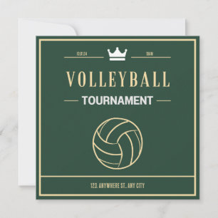 Volleyballturnier oder Veranstaltung Einladung