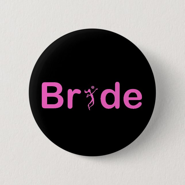 VolleyBride Text Button (Vorderseite)