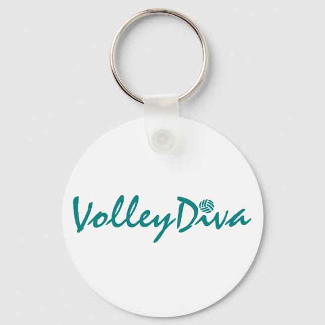 VolleyChick Diva Schlüsselanhänger (Vorderseite)