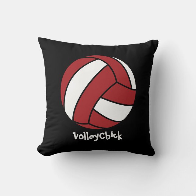 VolleyChick (kundengerecht) Kissen (Vorderseite)