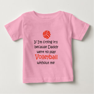 VolleyChick VolleyBaby Schrei Baby T-shirt