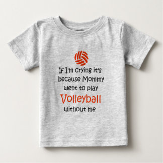 VolleyChick VolleyBaby Schrei Baby T-shirt