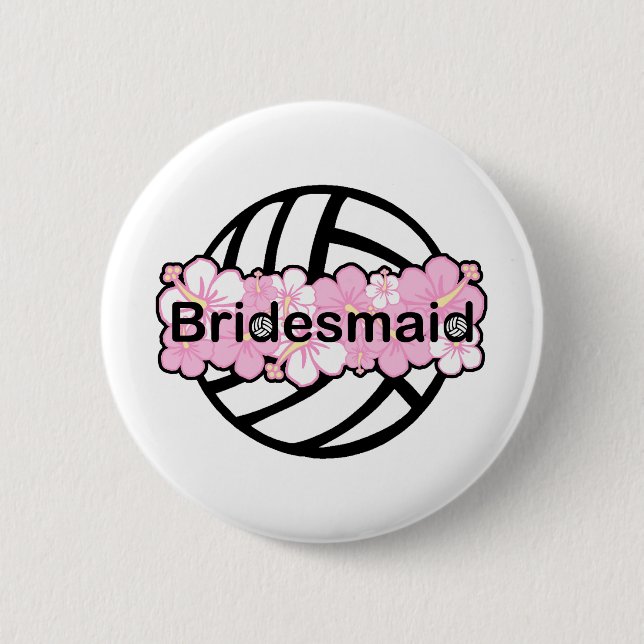 VolleyChick VolleyBride Button (Vorderseite)
