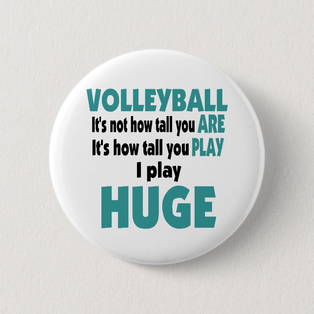 VolleyChicks enorm Button (Vorderseite)