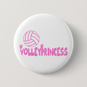 VolleyChicks Prinzessin Button
