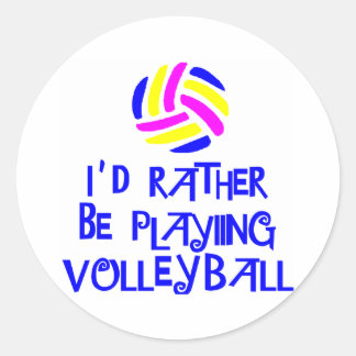 VolleyChick's Rather Runder Aufkleber
