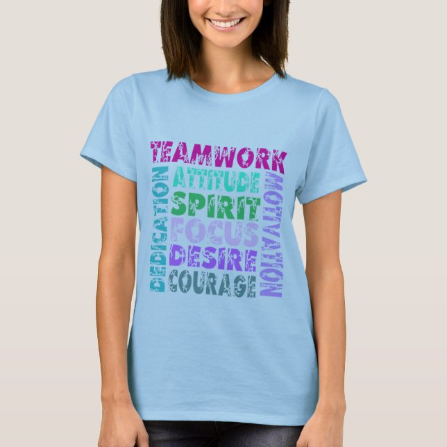 VolleyChick's Teamwork T-Shirt (Vorderseite)