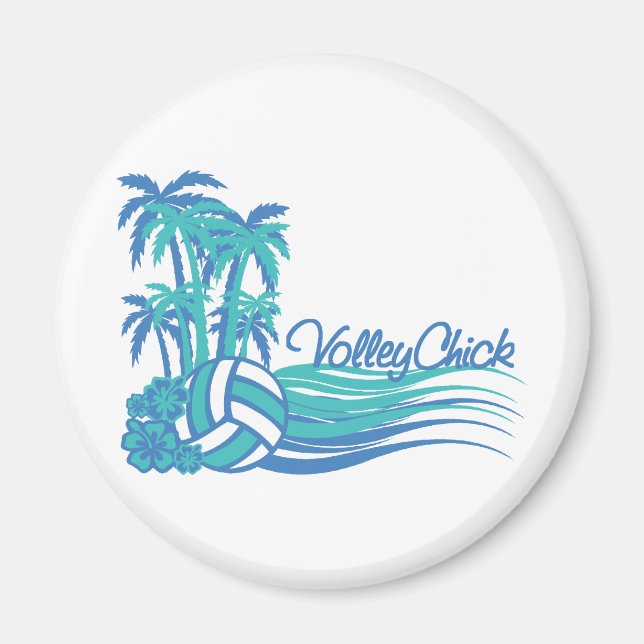 VolleyChickWaver Magnet (Vorne)