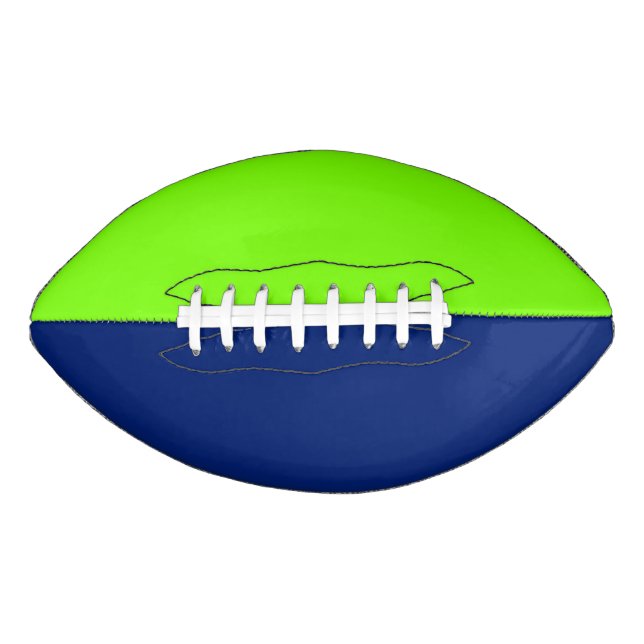 Vollfarben dunkelblau und neungrün football (Vorderseite)