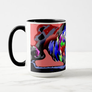 Vollfarben Große Tasse