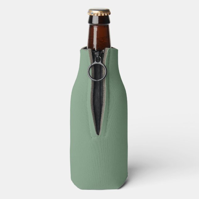 Vollfarbige Basilika raucht grün Flaschenkühler (Flasche Rückseite)