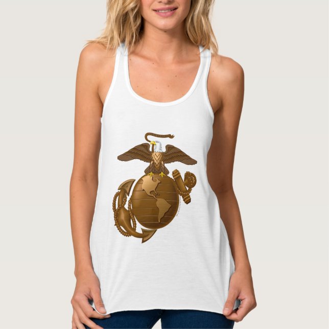 Vollfarbige EGA - Bronze Tank Top (Vorderseite)
