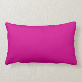 Vollfarbige hellbeere Rosa fuchsia Lendenkissen