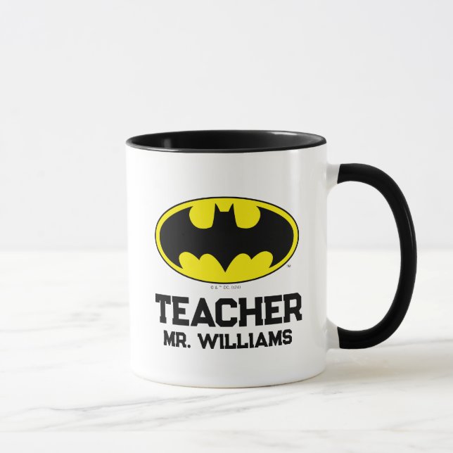Vollfarbiger Batman-Lehrer Tasse (Rechts)