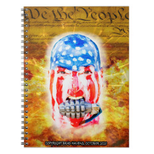 Vollfarbiges AD-Poster auf einem handlichen Notizblock