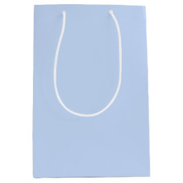 Vollfarbiges, helles Baby Blau Mittlere Geschenktüte